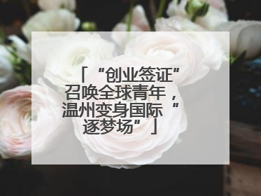 “创业签证”召唤全球青年，温州变身国际“逐梦场”