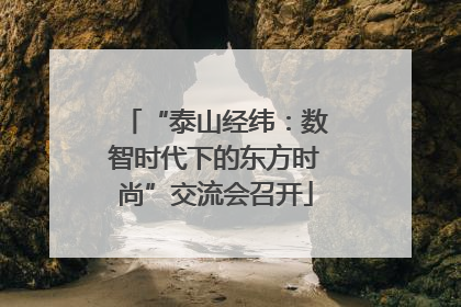 “泰山经纬：数智时代下的东方时尚”交流会召开
