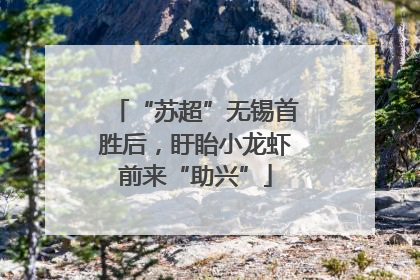 “苏超”无锡首胜后，盱眙小龙虾前来“助兴”