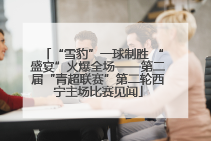 “雪豹”一球制胜 “盛宴”火爆全场——第二届“青超联赛”第二轮西宁主场比赛见闻
