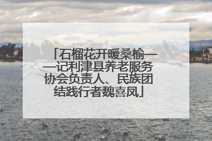 石榴花开暖桑榆——记利津县养老服务协会负责人、民族团结践行者魏喜凤