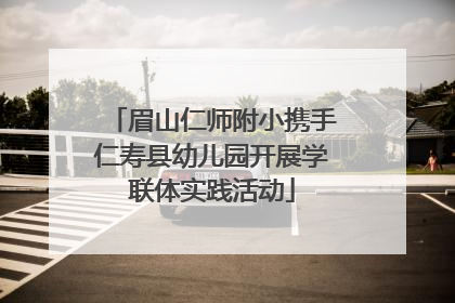 眉山仁师附小携手仁寿县幼儿园开展学联体实践活动