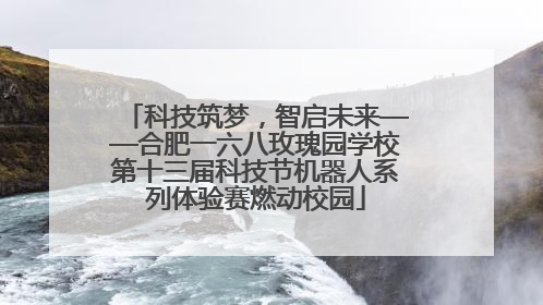 科技筑梦，智启未来——合肥一六八玫瑰园学校第十三届科技节机器人系列体验赛燃动校园