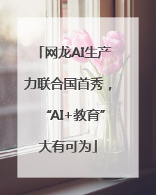 网龙AI生产力联合国首秀，“AI+教育”大有可为