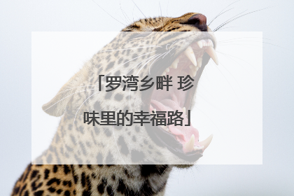 罗湾乡畔 珍味里的幸福路