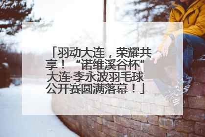 羽动大连，荣耀共享！“诺维溪谷杯”大连·李永波羽毛球公开赛圆满落幕！