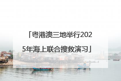 粤港澳三地举行2025年海上联合搜救演习