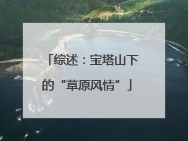综述：宝塔山下的“草原风情”