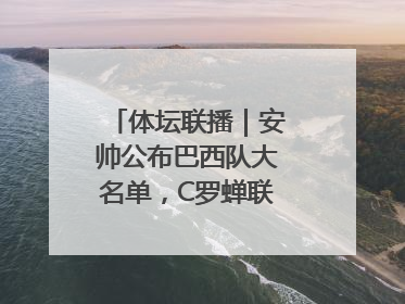 体坛联播｜安帅公布巴西队大名单，C罗蝉联沙特联赛金靴