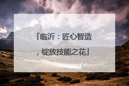 临沂：匠心智造，绽放技能之花