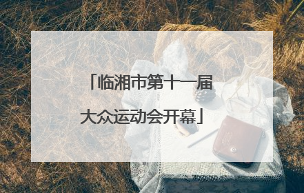 临湘市第十一届大众运动会开幕