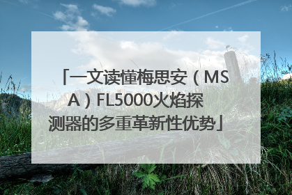 一文读懂梅思安（MSA）FL5000火焰探测器的多重革新性优势