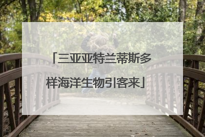 三亚亚特兰蒂斯多样海洋生物引客来