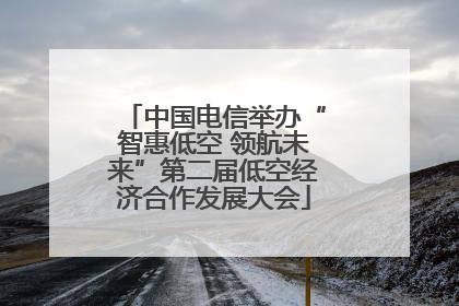 中国电信举办“智惠低空 领航未来”第二届低空经济合作发展大会