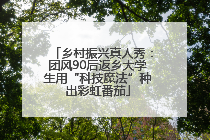 乡村振兴真人秀：团风90后返乡大学生用“科技魔法”种出彩虹番茄