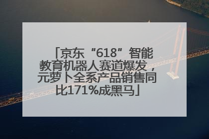 京东“618”智能教育机器人赛道爆发，元萝卜全系产品销售同比171%成黑马