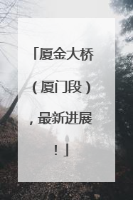 厦金大桥（厦门段），最新进展！