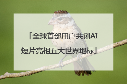 全球首部用户共创AI短片亮相五大世界地标