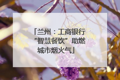 兰州：工商银行“智慧餐饮”助燃城市烟火气
