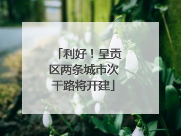 利好！呈贡区两条城市次干路将开建