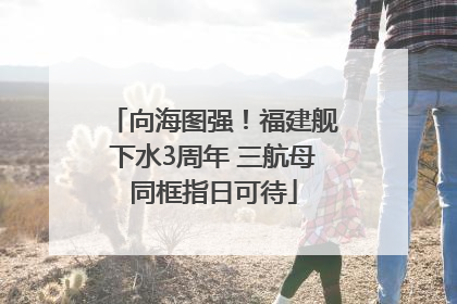 向海图强！福建舰下水3周年 三航母同框指日可待