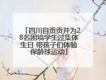 四川自贡贡井为28名困境学生过集体生日 带孩子们体验保龄球运动