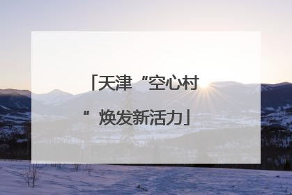 天津“空心村”焕发新活力