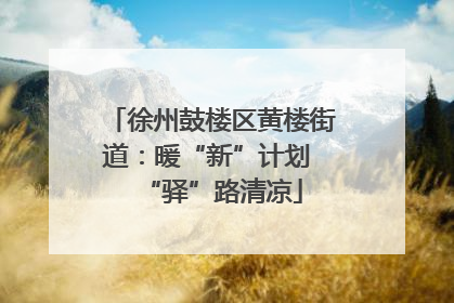 徐州鼓楼区黄楼街道：暖“新”计划 “驿”路清凉