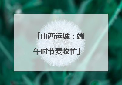 山西运城：端午时节麦收忙