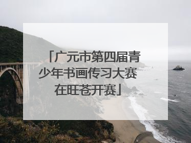 广元市第四届青少年书画传习大赛在旺苍开赛