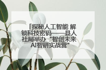 探秘人工智能 解锁科技密码——县人社局举办“智创未来 AI智研实战营”主题创业沙龙活动