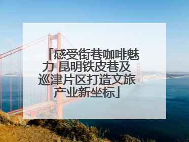 感受街巷咖啡魅力 昆明铁皮巷及巡津片区打造文旅产业新坐标