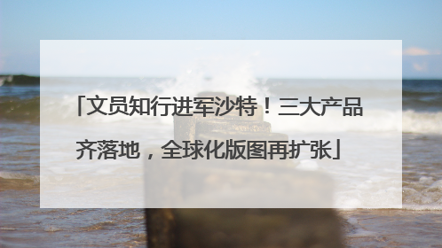 文员知行进军沙特！三大产品齐落地，全球化版图再扩张