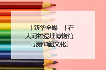 新华全媒+丨在大河村遗址博物馆寻溯仰韶文化