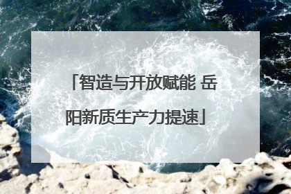 智造与开放赋能 岳阳新质生产力提速
