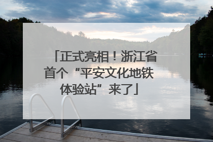 正式亮相！浙江省首个“平安文化地铁体验站”来了