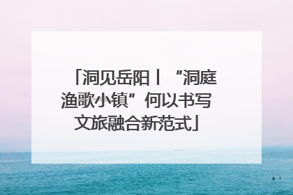 洞见岳阳丨“洞庭渔歌小镇”何以书写文旅融合新范式