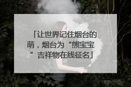 让世界记住烟台的萌，烟台为“熊宝宝”吉祥物在线征名