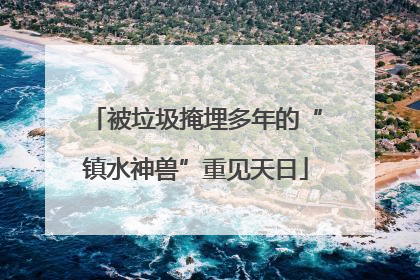 被垃圾掩埋多年的“镇水神兽”重见天日