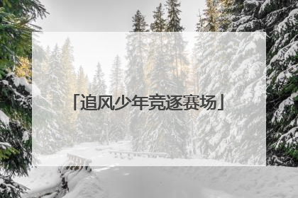 追风少年竞逐赛场