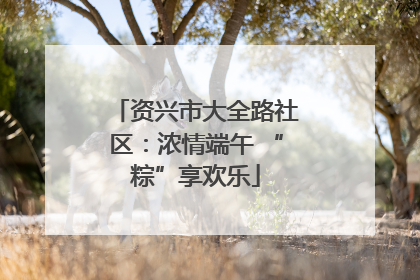 资兴市大全路社区：浓情端午 “粽”享欢乐