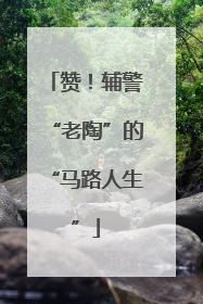 赞！辅警“老陶”的“马路人生”