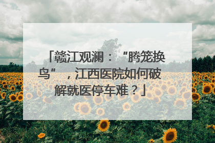 赣江观澜：“腾笼换鸟”，江西医院如何破解就医停车难？