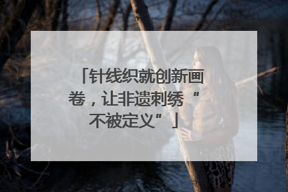 针线织就创新画卷，让非遗刺绣“不被定义”
