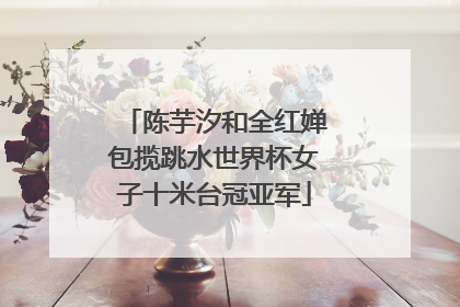 陈芋汐和全红婵包揽跳水世界杯女子十米台冠亚军