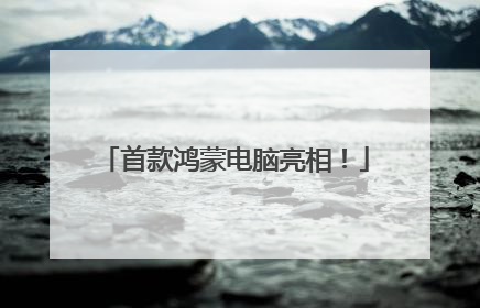 首款鸿蒙电脑亮相！