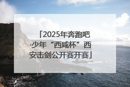 2025年奔跑吧·少年“西咸杯”西安击剑公开赛开赛